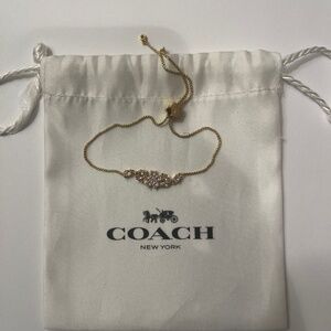 Coach Pink and Rose Gold Bracelet